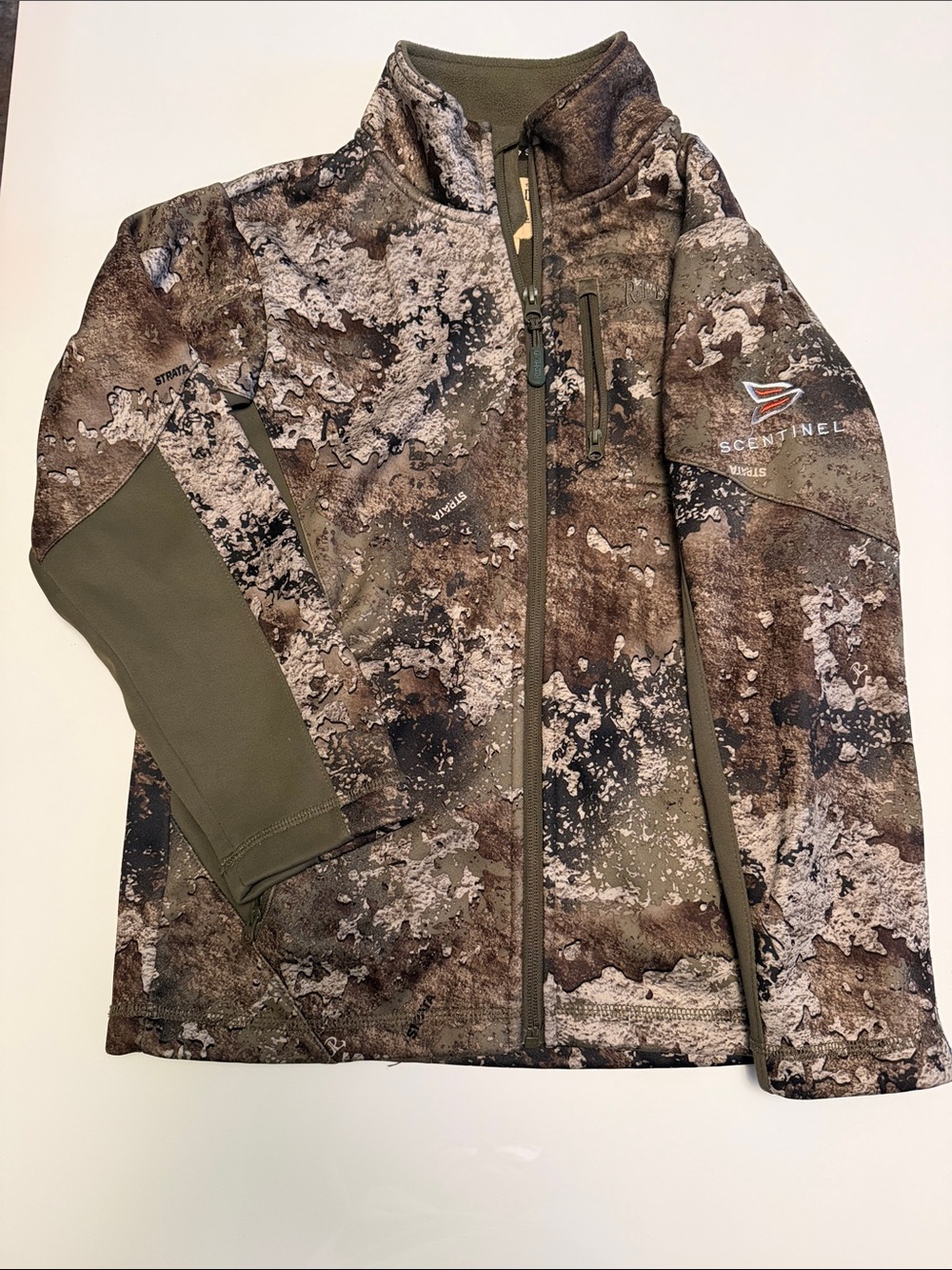 RedHead Kids' Camo Softshell Jacket - Olive & Brown